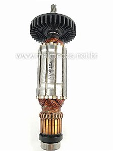 INDUZIDO 127V COMPLETO PARA FURADEIRA MAKITA HP2070, HP2071