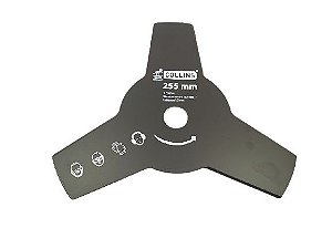 LÂMINA 3 PONTAS PARA ROCADEIRA 255MM FURO 25,4MM 1 COLLINS