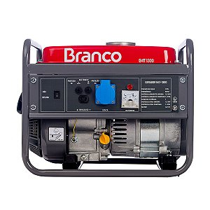 GERADOR BRANCO 110V B4T-1300 A GASOLINA PARTIDA MANUAL 2.8CV