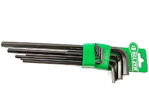CHAVE ALLEN HEXAGONAL LONGA 1,5 A 10MM BELZER
