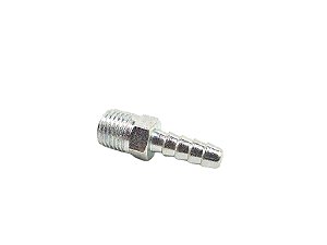 ESPIGAO MACHO 1/4 NPT X MANGUEIRA 1/4 COMPRESSOR