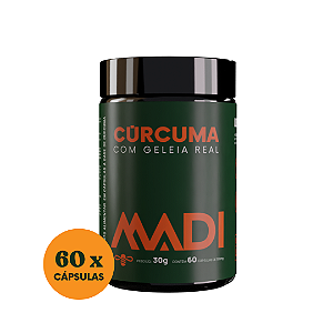 Cúrcuma com Geleia Real MADI 60 Cápsulas