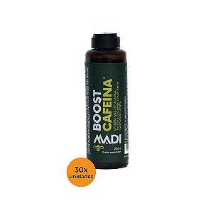 Suplemento Alimentar Líquido 20ml x 30 unidades Boost Cafeína MADI