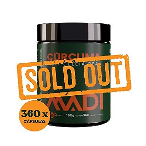 Cúrcuma com Geleia Real MADI 360 Cápsulas