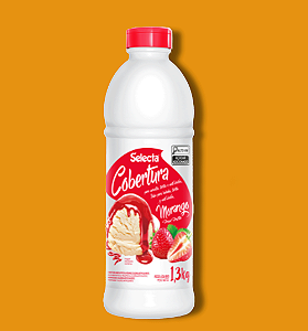 COBERTURA P/TAÇAS MORANGO - 1,3 KG