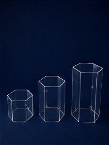 Cubo Sextavado Kit com 3 peças