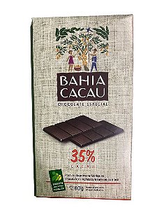 Barra de Chocolate 35% 80g - BAHIA CACAU