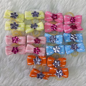 Micro laço jeans c/20