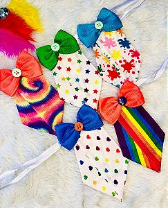 Gravata pug carnaval c/5