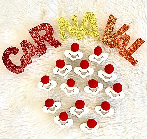 Adesivos carnaval palhaço c/10