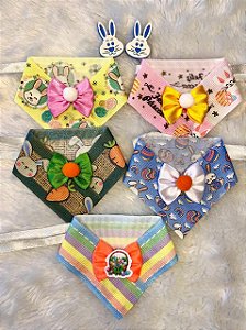 Colarinho bandana pascoa P c/5