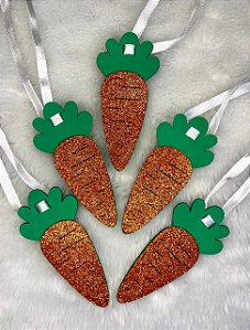 Gravata EVA cenoura de pascoa c/5