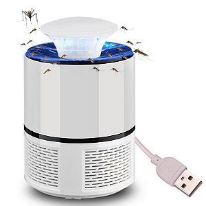 Lâmpada Eletrônica Mosquito Assassino Indoor Mosquito Trap USB Charger LED