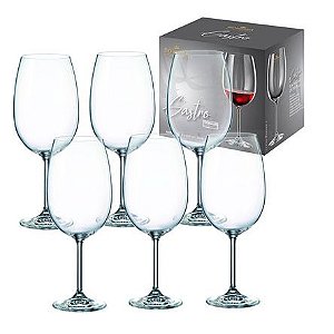 Jogo de Taças de Vinho Gastro 850ML - 06 peças