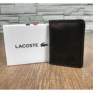Porta Cartão LCT Preto Clássico Couro Tamanho Único