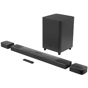 Soundbar JBL BAR 9.1 3D Surround 4K 820 watts com Wi-Fi e Bluetooth Bivolt - Cor Preto