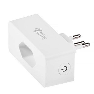 Adaptador de Tomada Inteligente 4LIFE Plug With Socket FL-P16MW Wi-Fi 100-240 V ~50/60Hz Branco
