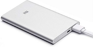 Carregador Power Bank iPhone Mi Xiaomi Portátil 5000mah - Cor Branca