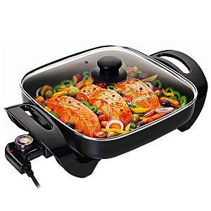 Panela Eléctrica Mondial MultiCook Premium PE-03 1.300 watts 220V ~ 50 / 60 Hz - Cor Preta