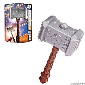 Brinquedo Martelo Thor Grande Coleção Heróis