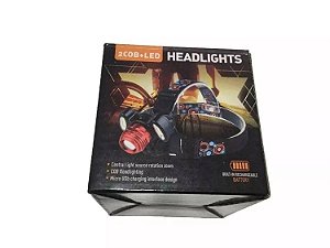 Lanterna Pra Capacetes De Bike Com Sinalizador 2cob+led – Headlights