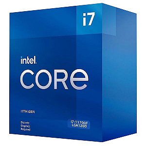 Processador Intel Core i7 11th Gen i7-11700F Octa Core de 2.5GHz com Cache 16MB