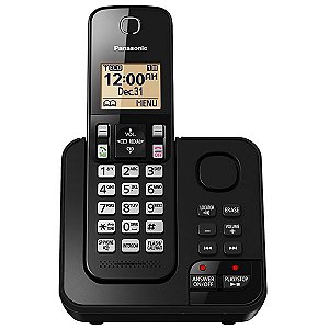 Telefone sem Fio PANASONIC KX-TGC363 com Bloqueio de Chamadas Preto