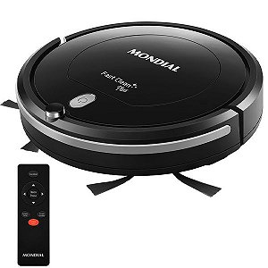 Robô Aspirador Mondial Fast Clean Plus RB-03 200 ml com 35 Watts Bivolt - Cor Preto