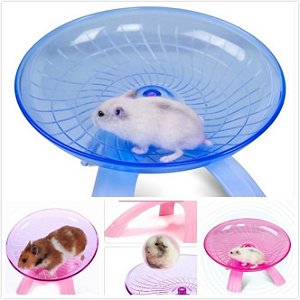 PET - Brinquedo para Hamster de Estimação para Exercício Disco Voador Durável Fácil Limpeza