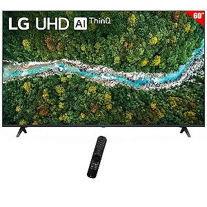 Smart TV LG LED 60" LG 4K Ultra HD Bluetooth HDMI e USB com Conversor Digital
