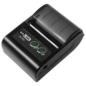 Impressora Térmica Go Link GL-33 com Bluetooth e Bateria Recarregável - Cor Preta