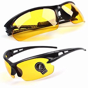 Óculos de Sol Unissex Condução Anti-Brilho UV400 HD Esportes com Visão Noturna UNISSEX