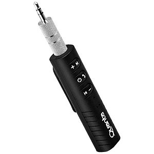 Adaptador Receptor de Áudio Quanta com Bluetooth - Cor Preto