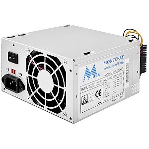 Fonte de Alimentação para PC MK-500WF 500 Watts Branca MTEK