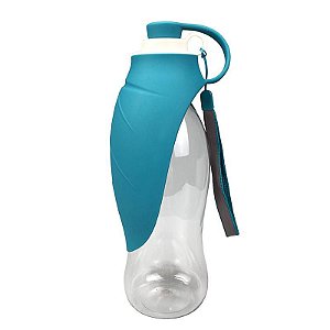 PET - Garrafa de Água Portátil para Cães em Silicone