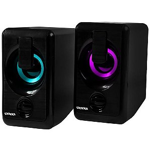 Caixa de Som Speaker Satellite de 3 Watts RMS com Mini Jack 3.5 mm - Cor Preto