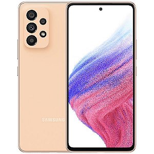 Smartphone Samsung Galaxy A53 5G Dual SIM de 128GB 6GB RAM de 6.5" 64 + 12 + 5 + 5MP 32MP - Cor Rosa