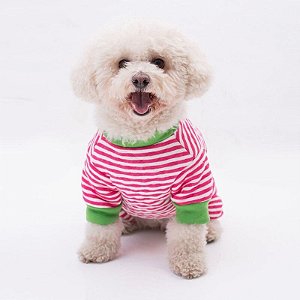 Roupas para Cães e Gatos de Estimação Casaco Camisola Pijama para Pequeno Porte