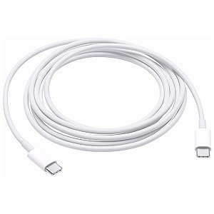 Cabo USB-C Apple Macboock com 02 Metros - Cor Branco