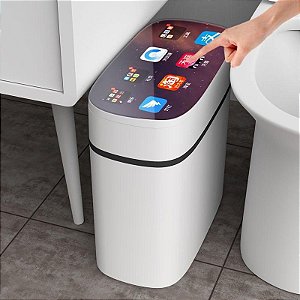 Lixeira Inteligente Doméstica com Desodorante Carregador USB 13 L