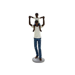 Escultura de Resina Dia dos Pais 07x28 cm Mabruk