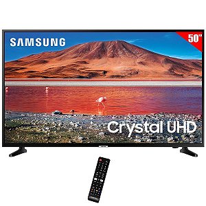 Smart TV 50" Samsung 7 Series UN50TU7090G 4K Ultra HD Tizen Wi-Fi e Bluetooth com Conversor Digital