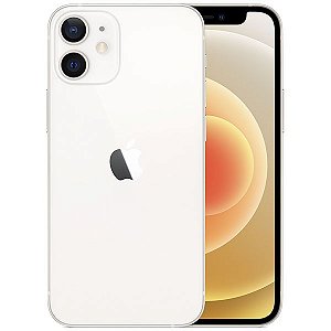 Apple iPhone 12 Mini A2399 MGDY3ZD 64GB / 4GB RAM de 5.4" Dual 12MP / 12MP - Cor Branco