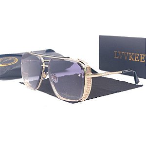 Óculos Design Clássico de Luxo Unissex de Sol Vintage Sun Glasses UV400