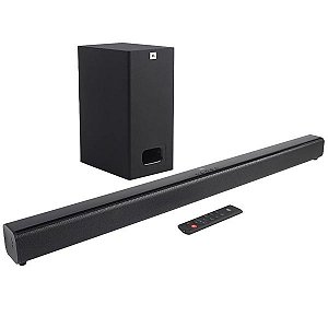 Soundbar JBL Cinema SB130 2.1CH 110 watts com Bluetooth / HDMI / USB Bivolt - Cor Preto