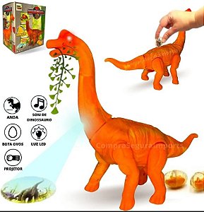 Dinossauro Gigante "Bota Ovo Reproduz Som Anda Protetor de Imagem"