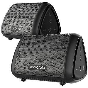 Speaker Motorola Sonic Sub 340 Bass Twin 7 watts com Bluetooth e Auxiliar Preto