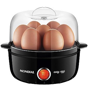 Máquina para Cozinhar Ovos Mondial Easy Egg EG-01 360 watts para 7 Ovos 127V ~ 60Hz Preto