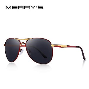 Óculos de Sol Masculino MERRY'S Polarizado Piloto
