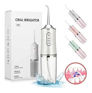 Irrigador Oral Elétrico Jato D'água Limpador Dental e Bucal